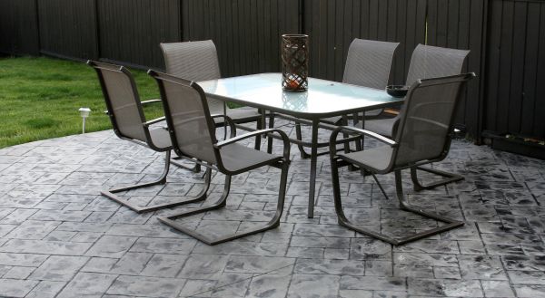 Backyard Concrete Stamping in Pottstown